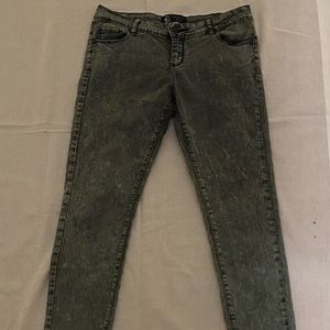 New Look London Acid Washed Black Jeans
